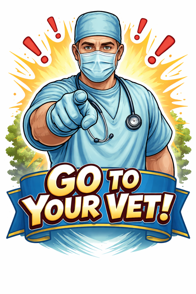 Go to Your Vet!